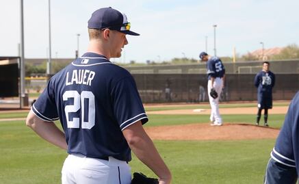 Eric Lauer, el elegido para abrir el duelo ante Dodgers