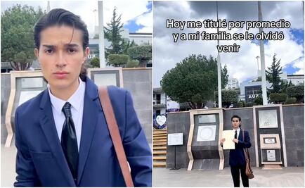 ¿Se les olvidó? Se viraliza TikTok de joven que se titula “por promedio” y su familia no asiste