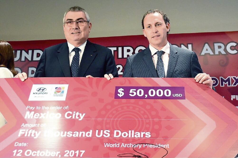 Ugur Erden, de la FITA, solidario con damnificados (INDEPORTE)