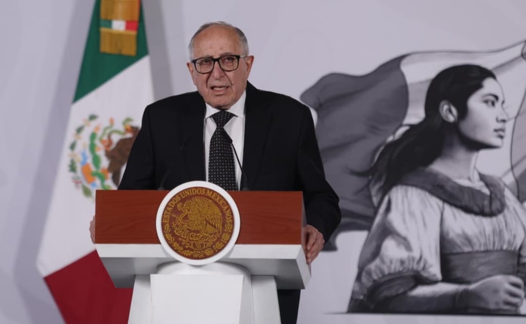 El secretario de Salud, David Kershenobich, en la “Mañanera del Pueblo” del 28 de mayo de 2026 en Palacio Nacional. Foto: Carlos Mejía/ EL UNIVERSAL