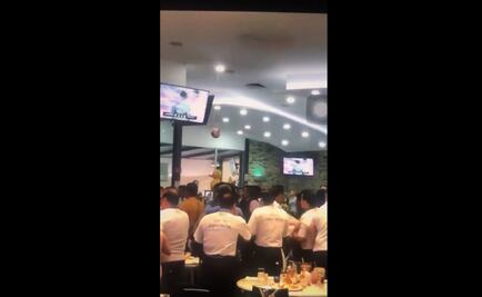 Comensales se pelean a golpes, de nuevo, en restaurante de Tlalnepantla