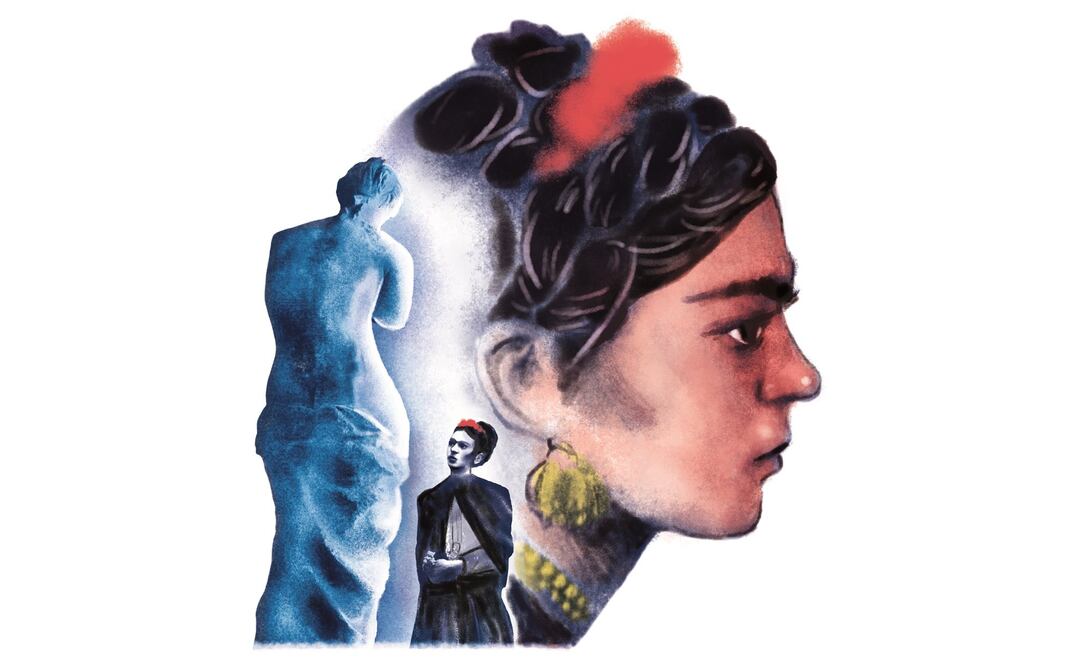 Imágenes del viaje de Frida a París, a partir de documentos contenidos en el libro de Jaime Moreno Villarreal. Ilustraciones: DANTE DE LA VEGA/ EL UNIVERSAL