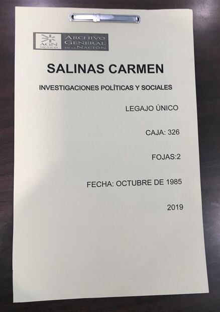 Carmen Salinas, espiada por el gobierno de Miguel de la Madrid
