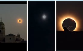 Estos son los videos más espectaculares del eclipse solar de hoy; desde una pista de skate hasta la cabina de un avión