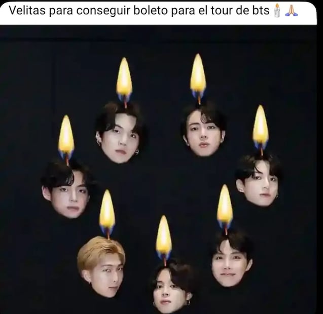 Las ARMY se encuentran en cadena de oración para alcanzar boletos. Foto: Rede sociales.