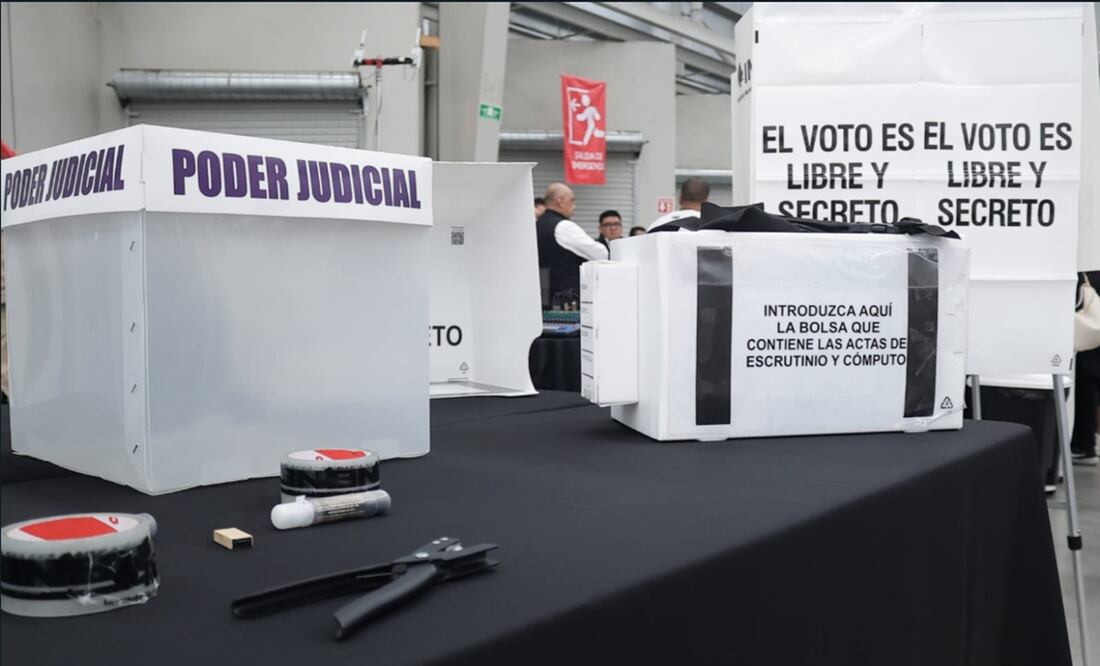 El Instituto Nacional Electoral inició con la distribución de las boletas de la elección judicial a los 32 estados del país. Foto: Fernanda Rojas/EL UNIVERSAL