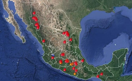 Conafor reporta 41 incendios forestales; 8 están en áreas protegidas