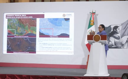 Protección Civil alerta por posible evolución a huracán de tormenta tropical Erick; se mantiene zona de vigilancia