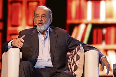 Slim estudia inversiones de 7 mil 800 mdd en Brasil