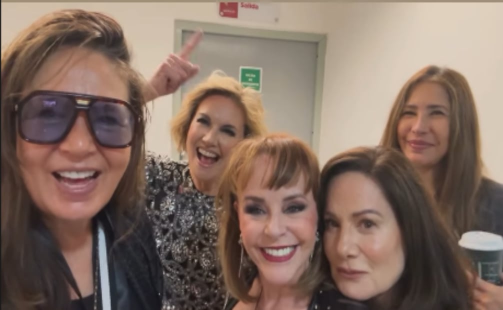 La conductora compartió su reunión con las cantantes. Foto: Captura de pantalla.