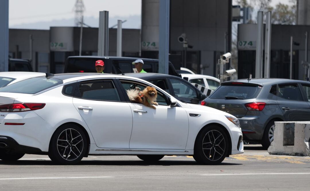 Capitalinos, disfrutan de vacaciones por Semana Santa; así luce la salida a la México-Cuernavaca. Foto: Carlos Mejía/AEL UNIVERSAL