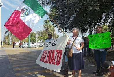 Protestan contra alza de gasolina en Tamaulipas
