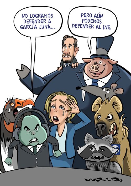 También defienden al INE