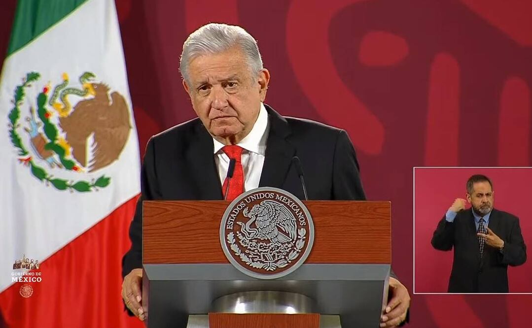 “Nosotros nos vamos a responsabilizar al gobernador, él está haciendo su trabajo", dijo el presidente López Obrador. Foto: Captura de pantalla