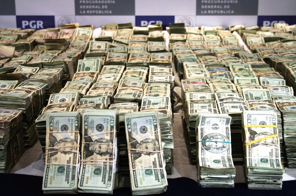 Money seized in Sinaloa - Ricardo Castelan/CUARTOSCURO