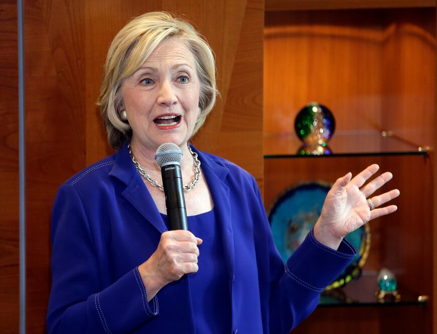 Hillary quiere ser la candidata presidencial demócrata (AP)