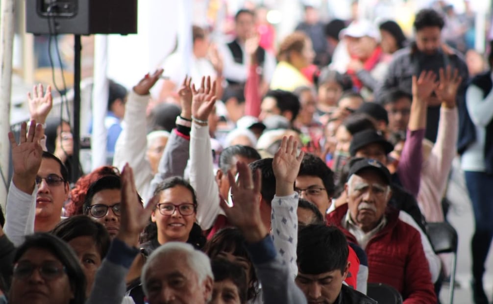 El recorrido se realizó en las calles de la colonia “El Ocotal” de la alcaldía la Magdalena Contreras. Foto: Especial