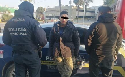 Con piedra y serrucho sujeto intenta robar un cajero automático en Toluca 