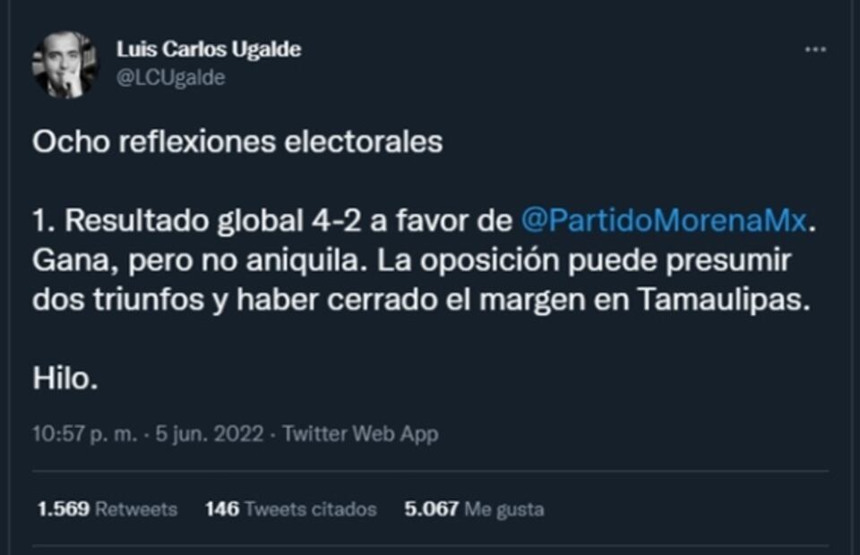 Tras elecciones, ¿cómo queda Morena rumbo a 2024? Expresidente del IFE lo analiza