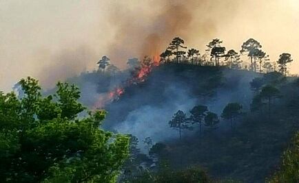 Militares refuerzan labores para sofocar incendio en NL