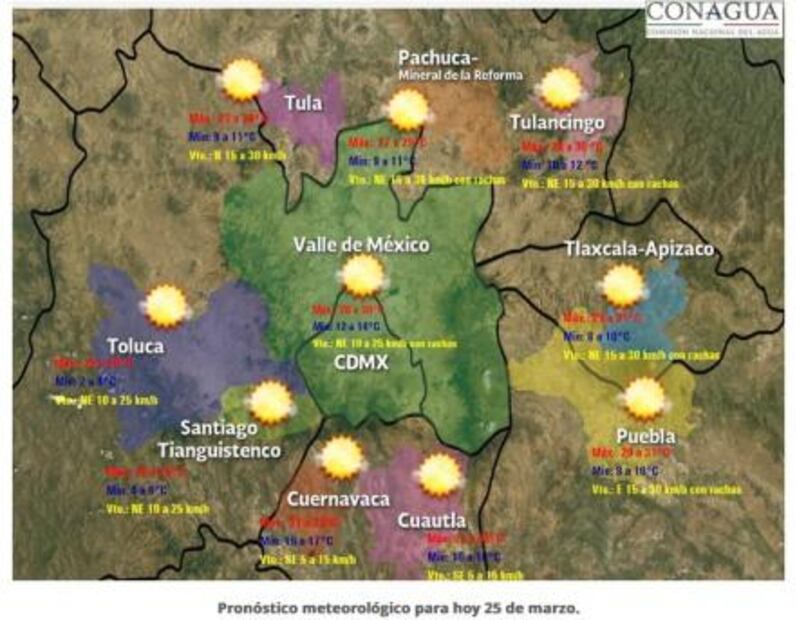 Prevén inicio de semana caluroso y sin lluvia en CDMX
