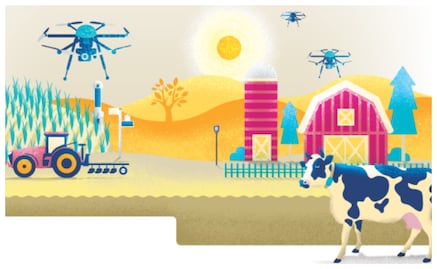 Agricultura inteligente, cubre necesidad de alimentos