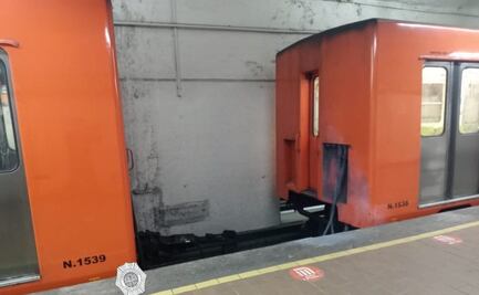 Se separa convoy en la estación Polanco de la Línea 7 del Metro; desalojan a usuarios 