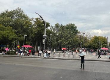 Disminuye comercio informal en Alameda Central durante Nochebuena