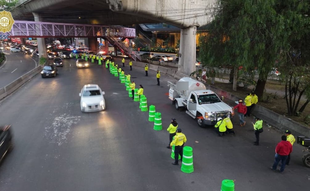 Realizaron 10 revisiones, levantaron nueve infracciones, seis de ellas por exceso de velocidad y las otras tres por circular en carriles centrales. | Foto: Especial.