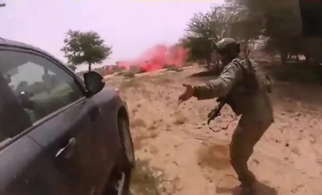 El clip de nueve minutos incluye una compilación de imágenes fijas y de video, algunas de ellos del EI y algunos otros estadounidenses. (Foto: AFP)