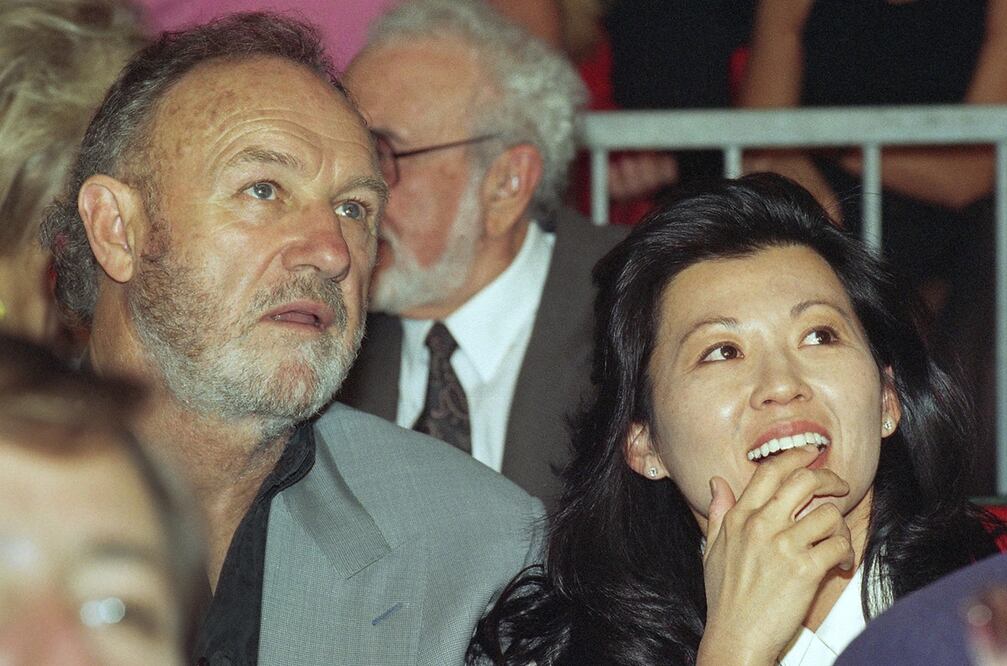 Gene Hackman y Betsy Arakawa fallecieron durante los primeros días de febrero.
Foto: AP, archivo