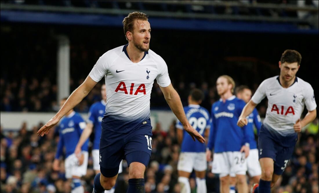 Festejo de Harry Kane. Foto: Reuters