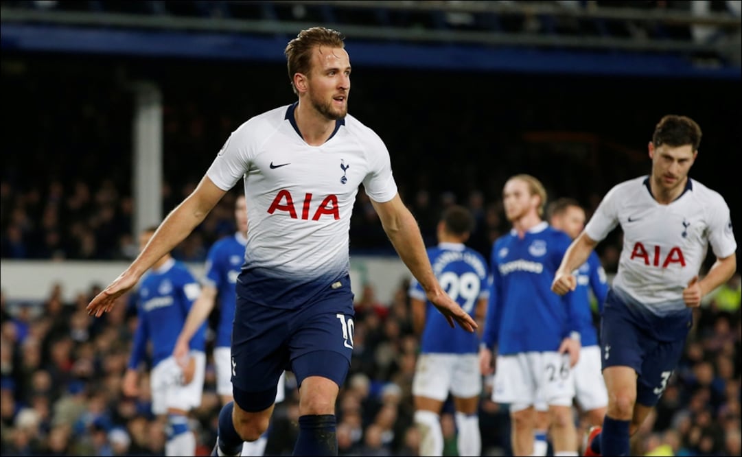 Festejo de Harry Kane. Foto: Reuters