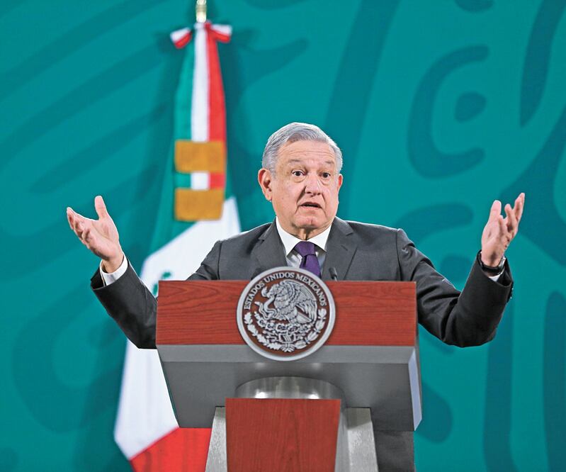 El Presidente afirmó que se realizan gestiones diplomáticas para evitar que Texas frene la exportación de gas natural. Foto: SÁSHENKA GUTIÉRREZ. EFE