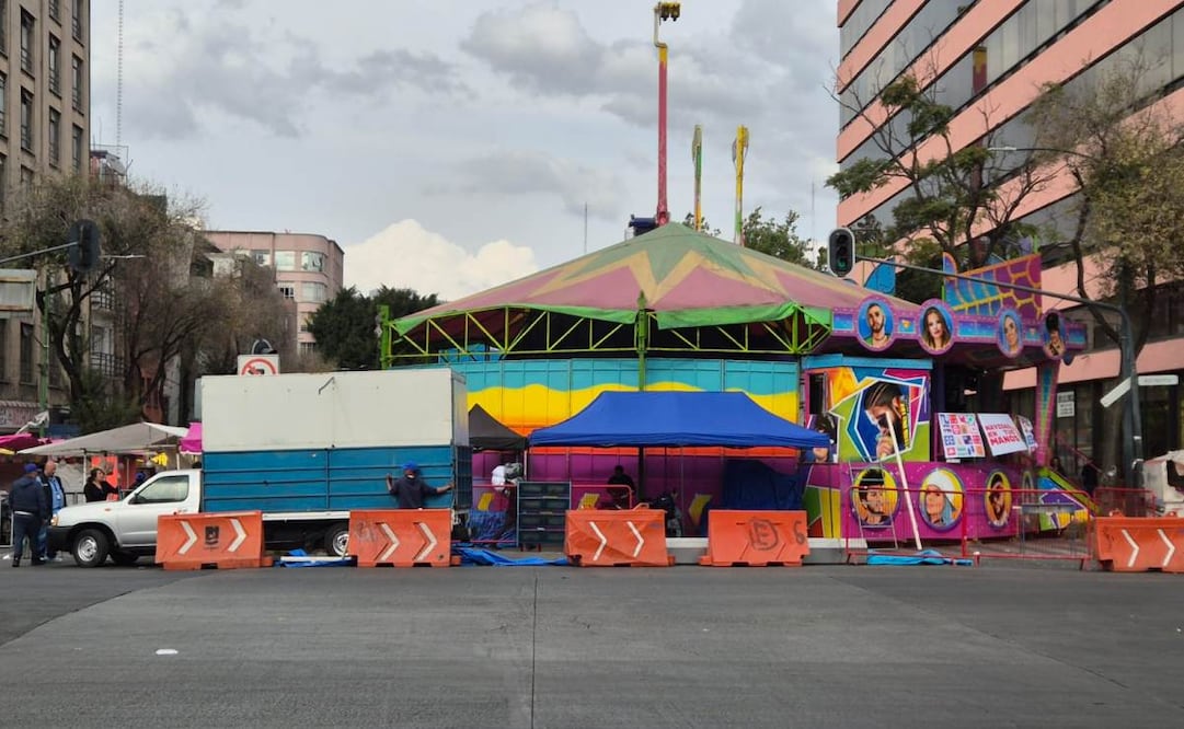 Retiran feria en colonia Tabacalera (19/12/2024). Foto: Jorge Alejandro Medellín / EL UNIVERSAL