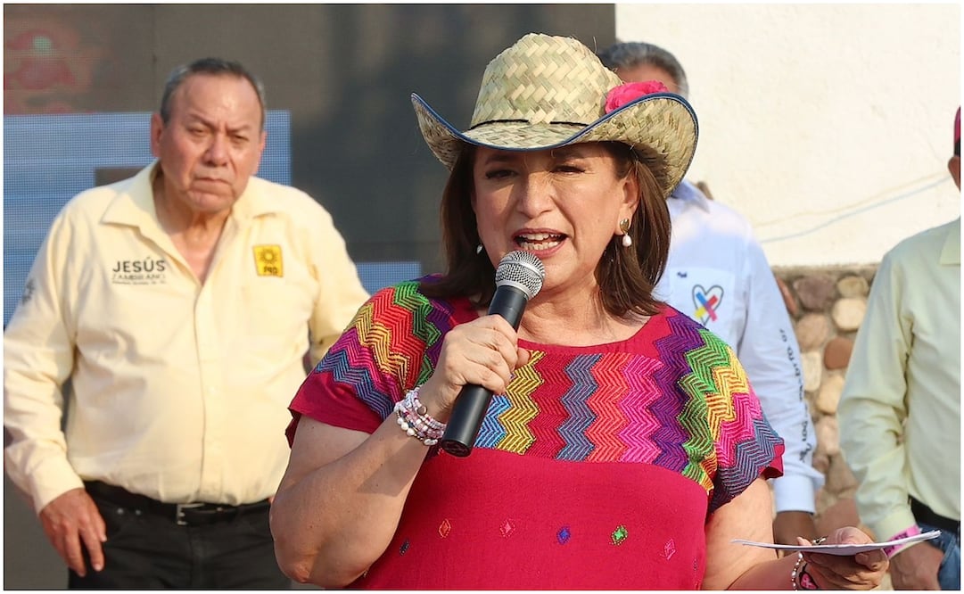 Xóchitl Gálvez, candidata a la presidencia de México por el PAN-PRI-PRD. Foto: Berenice Fregoso/EL UNIVERSAL