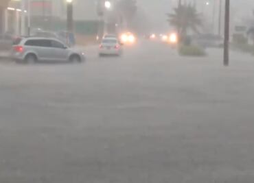 Frente frío deja inundaciones en Coatzacoalcos, Veracruz