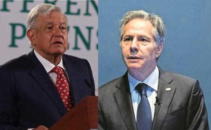 ​​​​​​​AMLO y Antony Blinken se reúnen en Palacio Nacional para hablar sobre migración, energía y T-MEC