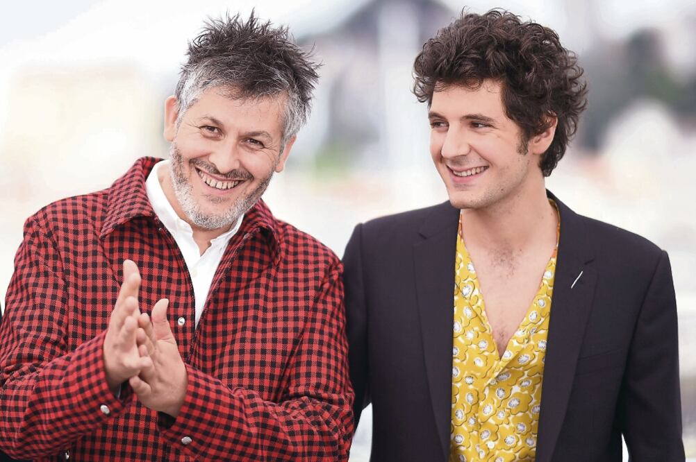 El director Christophe Honorey el actor Vincent Lacoste, protagonista de la cinta. Foto: ANNE-CHRISTINE POUJOULAT. AFP