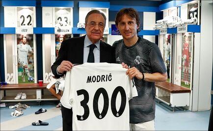 Modric cumple 300 juegos con el Real Madrid
