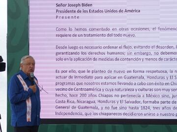 Este es el texto íntegro de la carta que AMLO envió a Joe Biden sobre migración