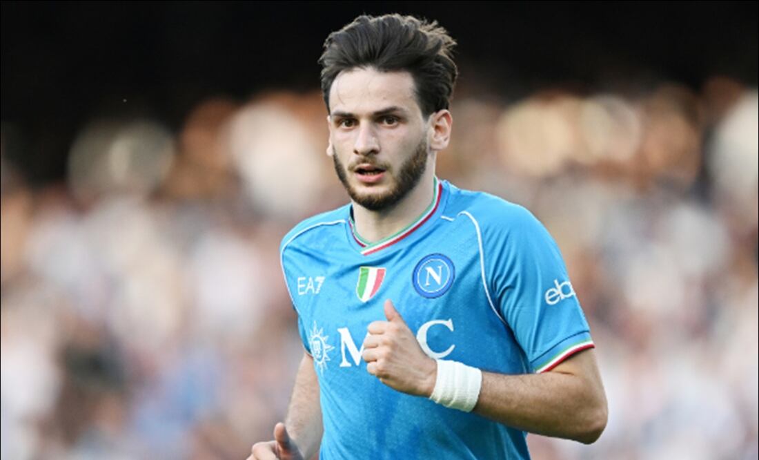 Khvicha Kvaratskhelia está en crisis con el Napoli / Foto: Especiales