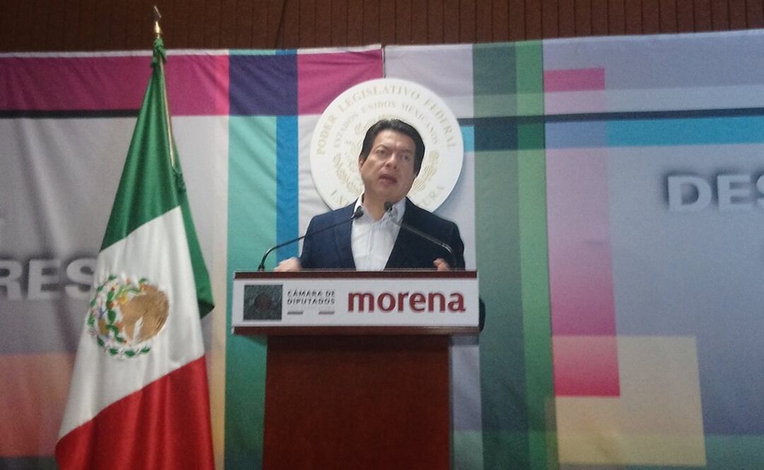 Mario Delgado, coordinador de los diputados de Morena. Foto: Especial