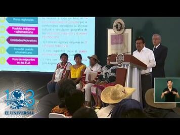 Entregan a AMLO conclusiones de foros en día Internacional de los Pueblos Indígenas