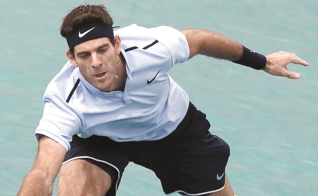 Juan Martín fue eliminado por el estadounidense John Isner. Foto: FRANCOIS MORI. AP