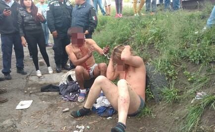 Golpean y desnudan a dos presuntos ladrones en Ecatepec