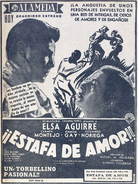 Anuncio de “Estafa de Amor” en EL UNIVERSAL. Foto: Hemeroteca EL UNIVERSAL