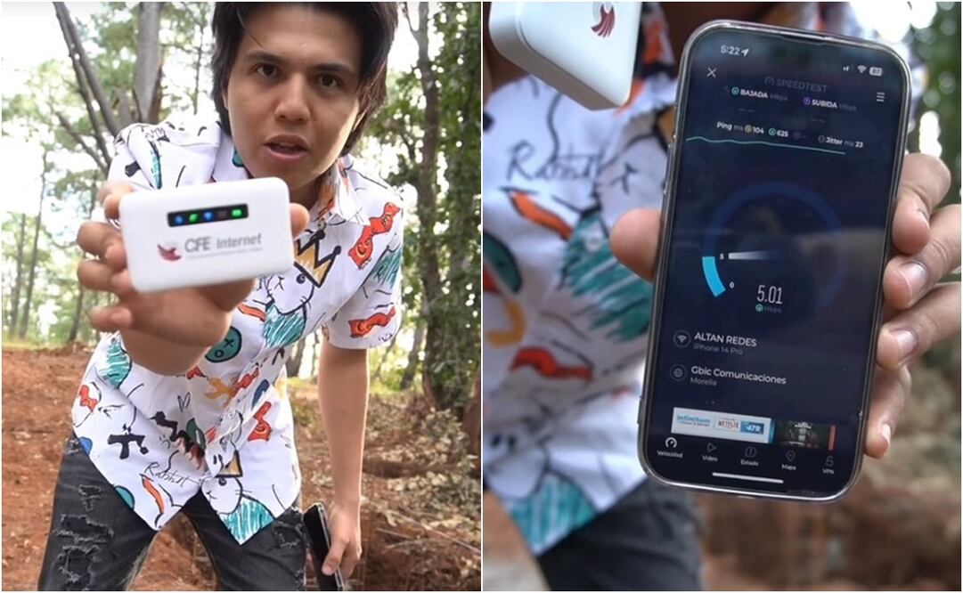 En la grabación, el joven detalló que adquirió el paquete de internet más económico. Foto: TikTok. @robertorandom