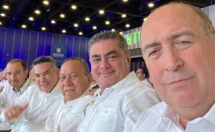 "Va por México más firme que nunca"; con abrazo a Jesús Zambrano, Alito Moreno posa para la foto