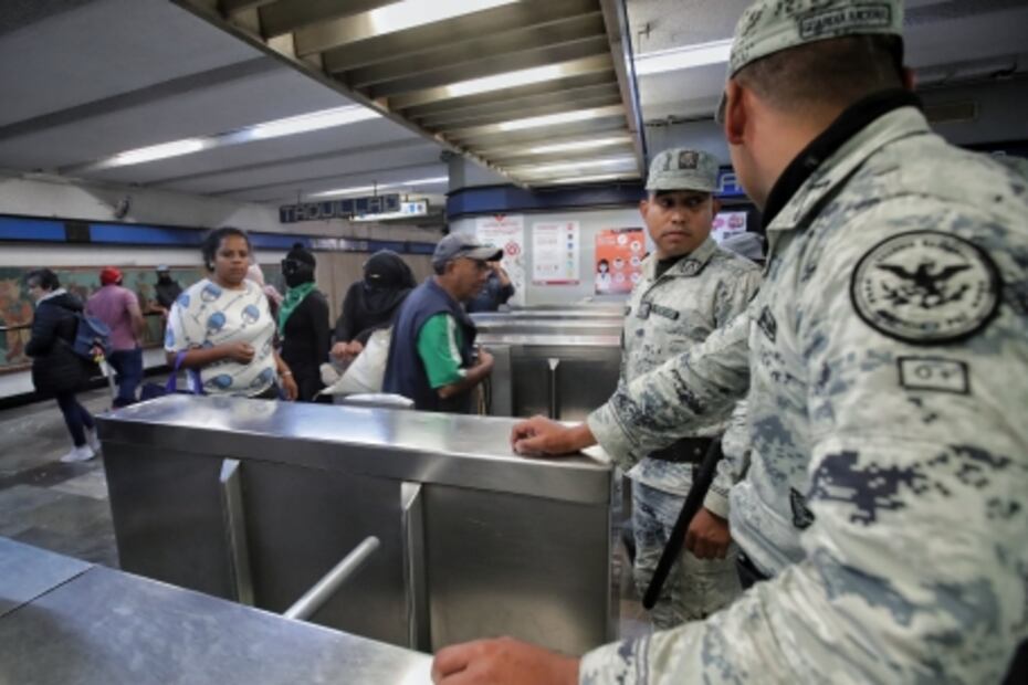 Labores de la Guardia Nacional en el Metro, sin cambios, asegura Claudia Sheinbaum